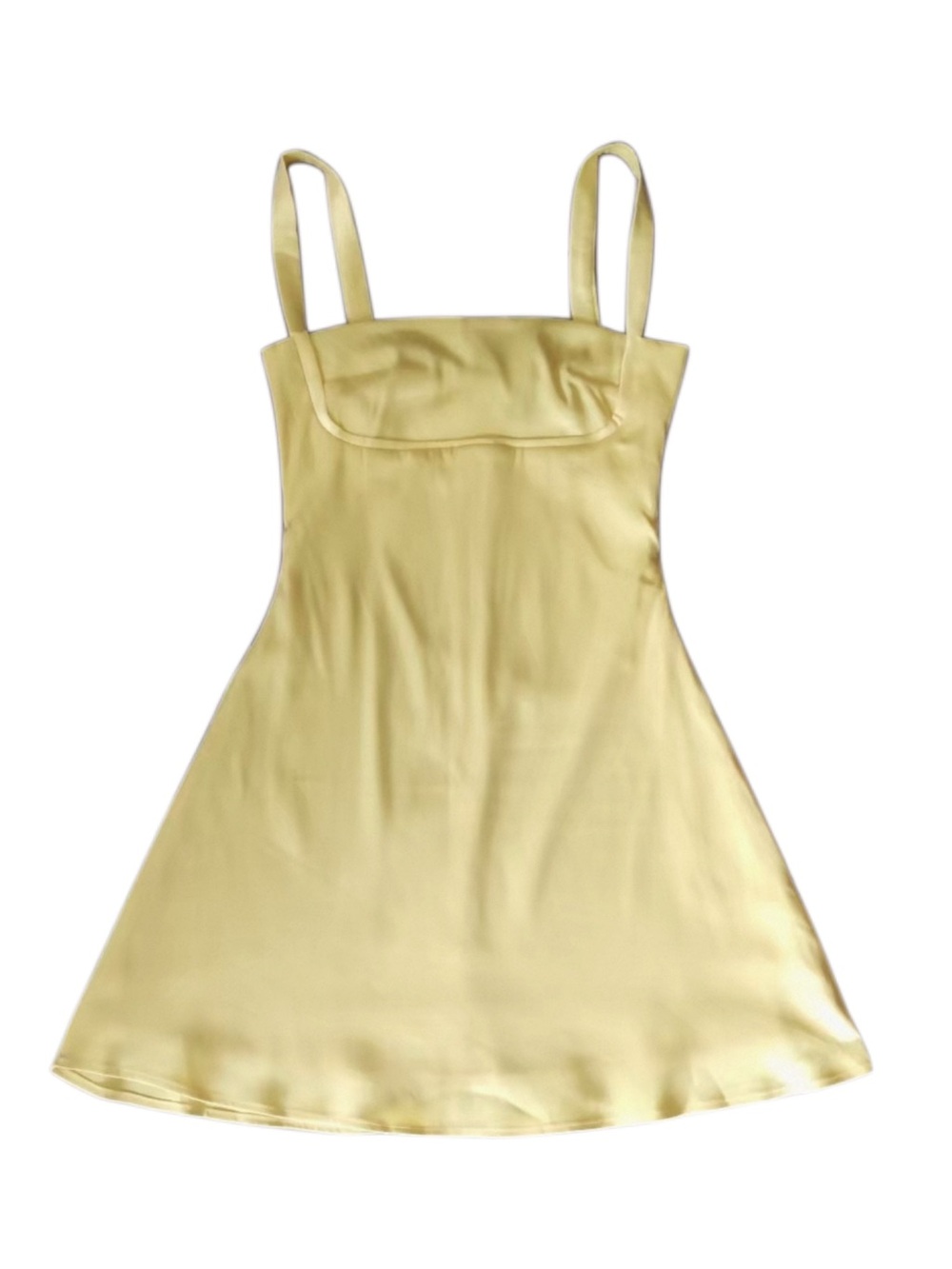 WHITE FOX Just A Girl Mini Dress Lemon, S - Picture 5 of 8